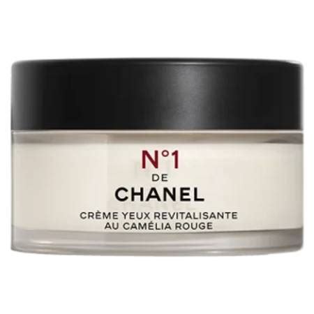 chanel creme yeux revitalisante au camelia rouge|chanel revitalizing cream.